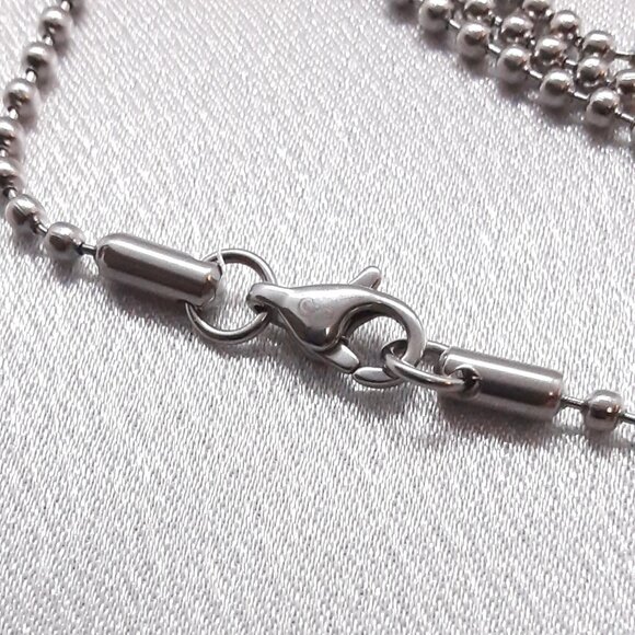 NEW Stuller Stainless steel cross necklace - Picture 8 of 11